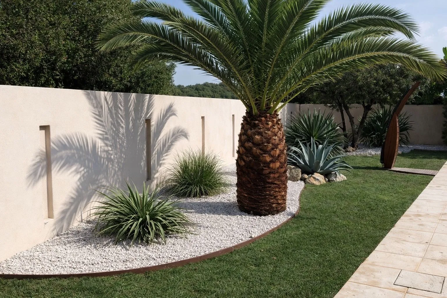 Réalisation paysagère de Bontemps Paysagiste autour de Montpellier